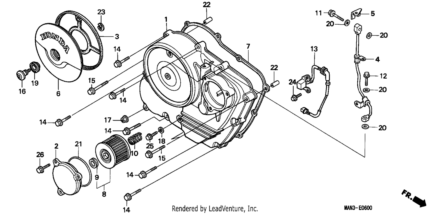 RIGHT CRANKCASE COVER