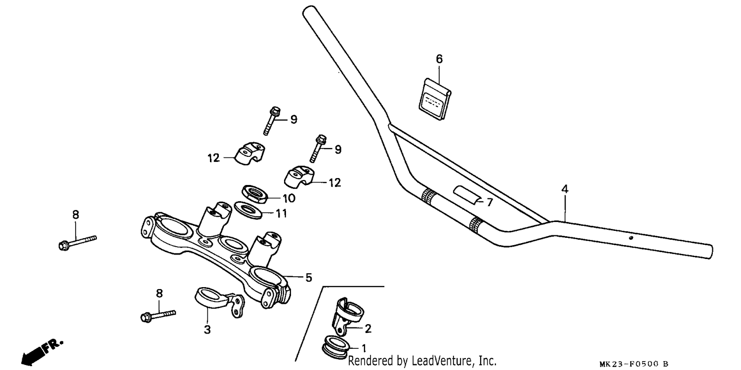 HANDLE PIPE/TOP BRIDGE