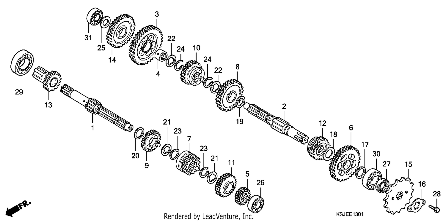 TRANSMISSION (CRF100F)