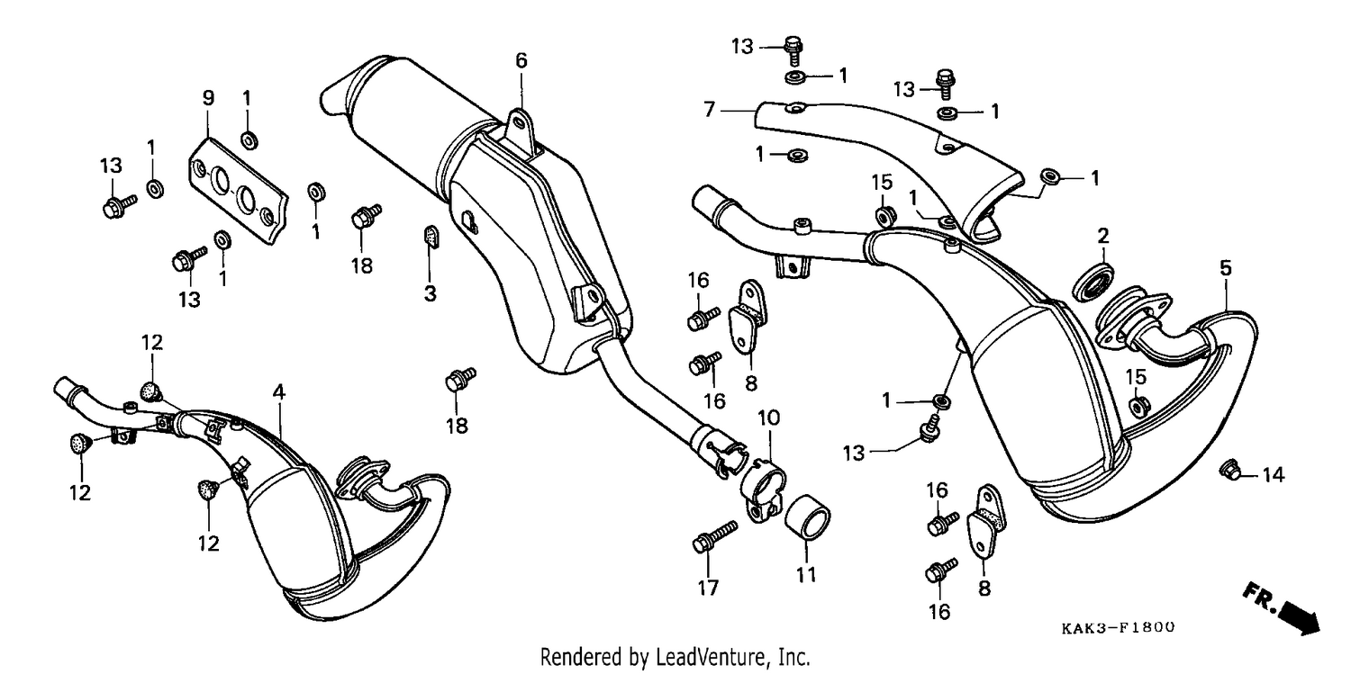 EXHAUST MUFFLER