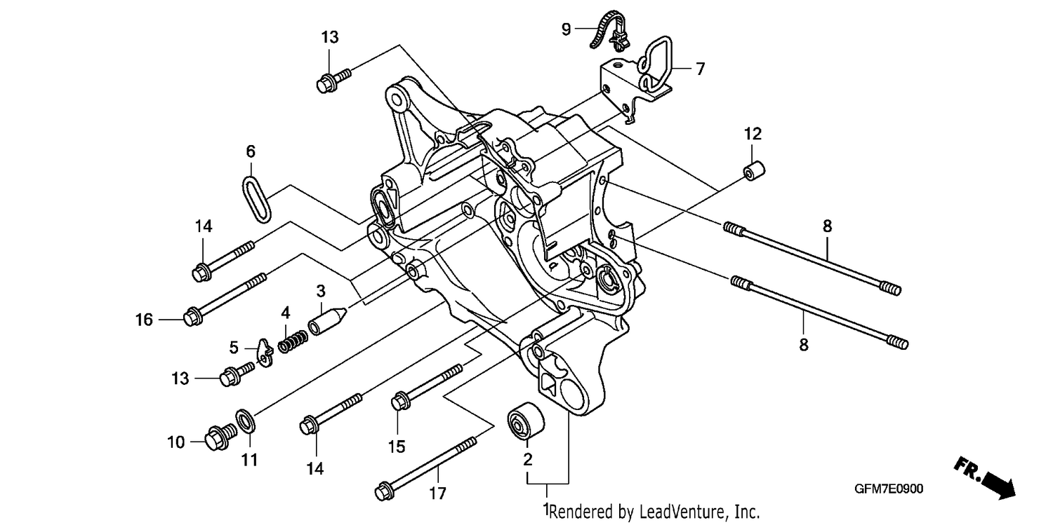RIGHT CRANKCASE