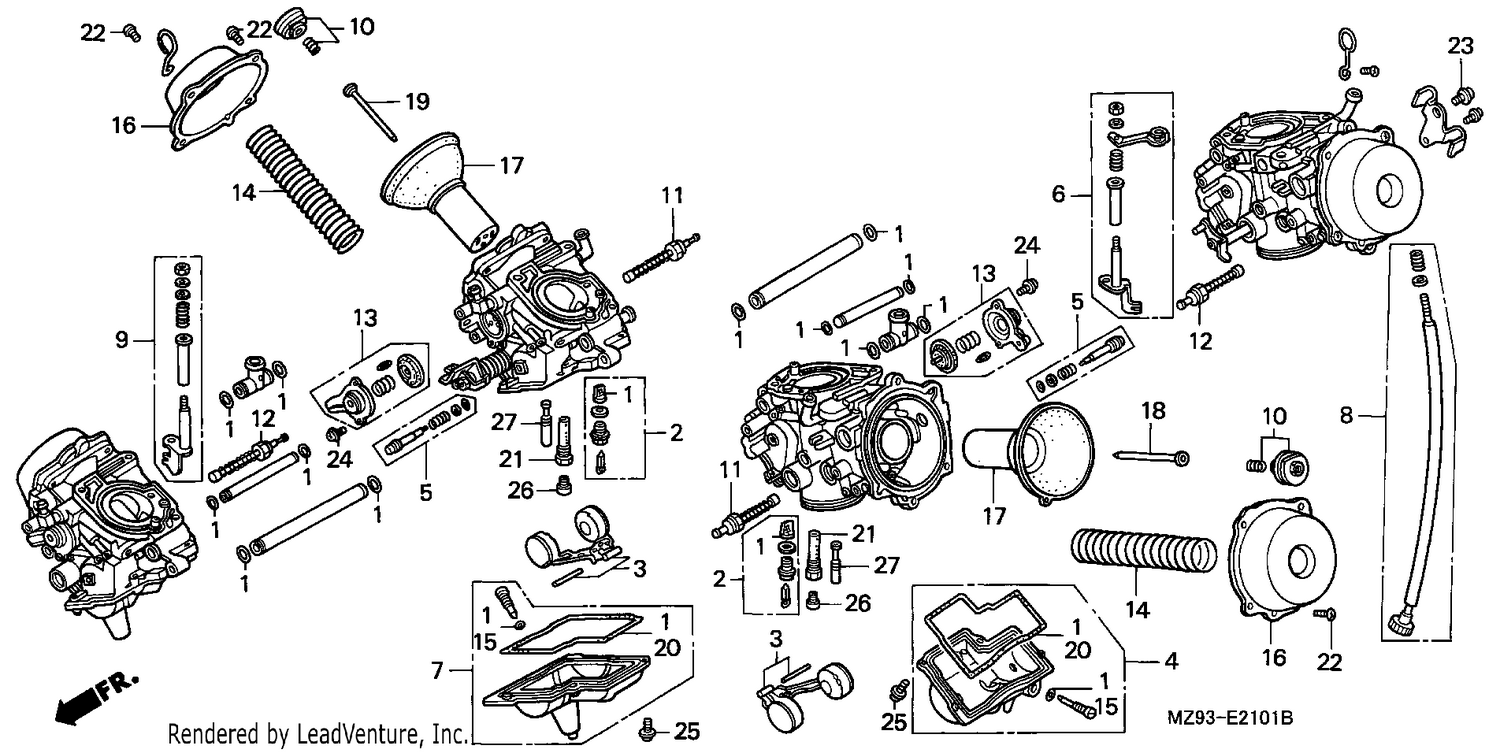 CARBURETOR (COMPONENT PARTS)