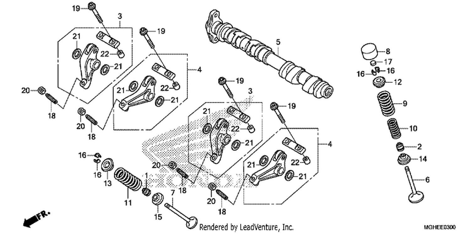  CAMSHAFT/VALVE (FRONT)