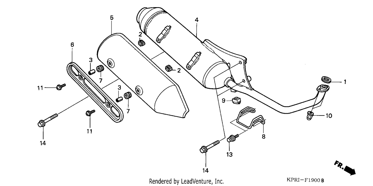 EXHAUST MUFFLER