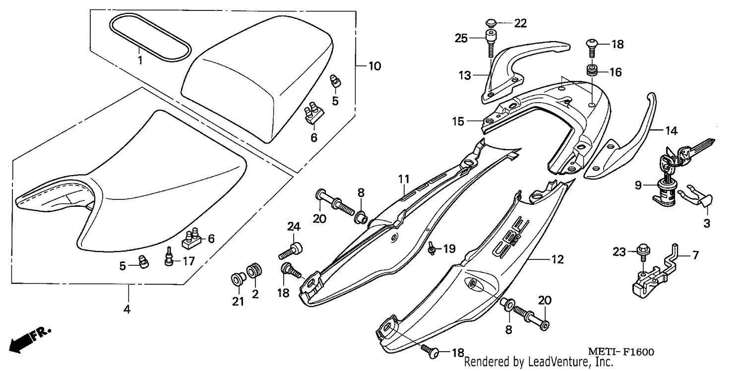 SEAT/SEAT COWL