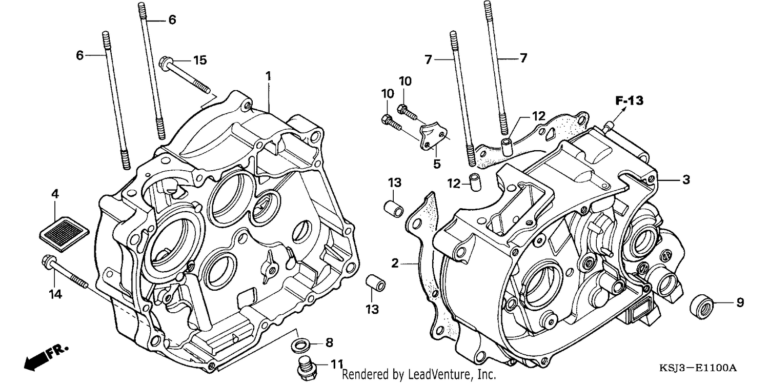 CRANKCASE (CRF80F)