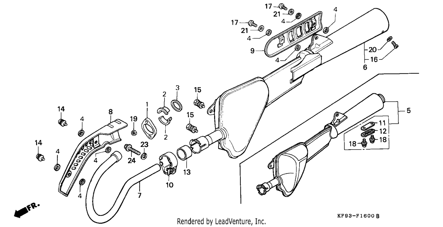 EXHAUST MUFFLER