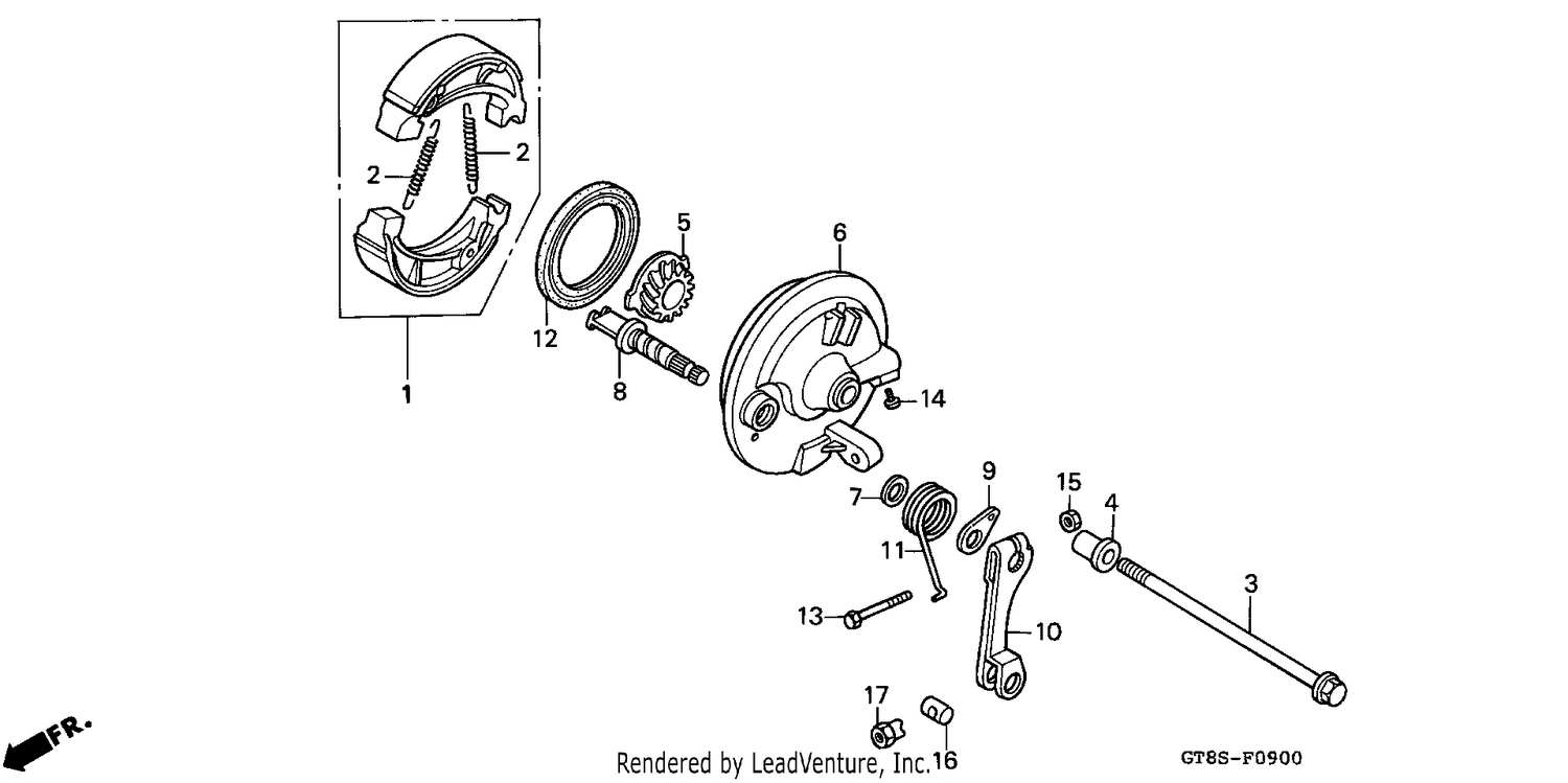 FRONT BRAKE PANEL