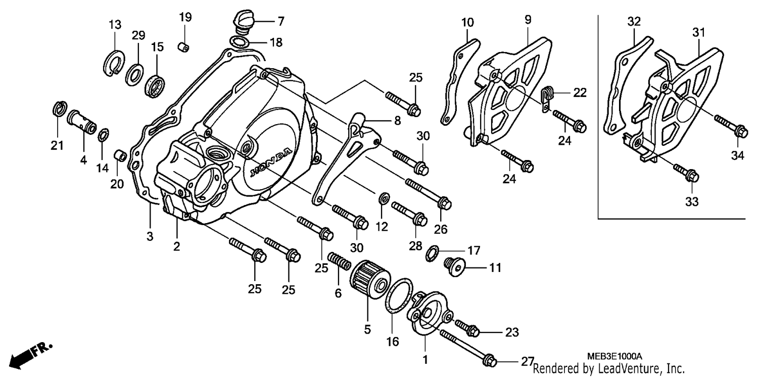 L. CRANKCASE COVER