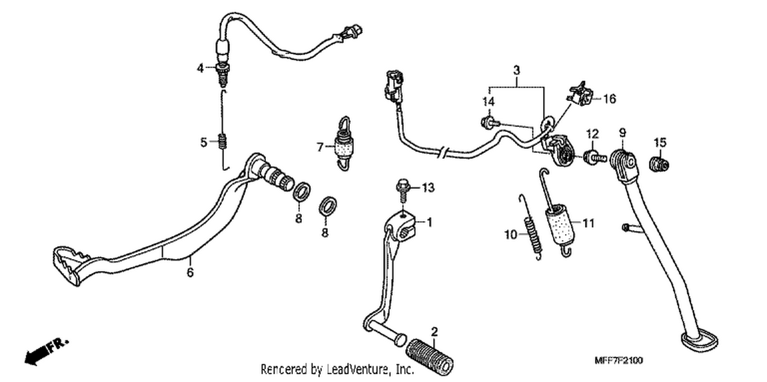  PEDAL/SIDE STAND
