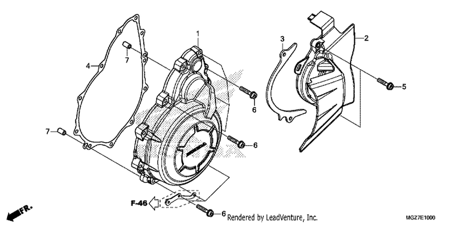  A.C. GENERATOR COVER