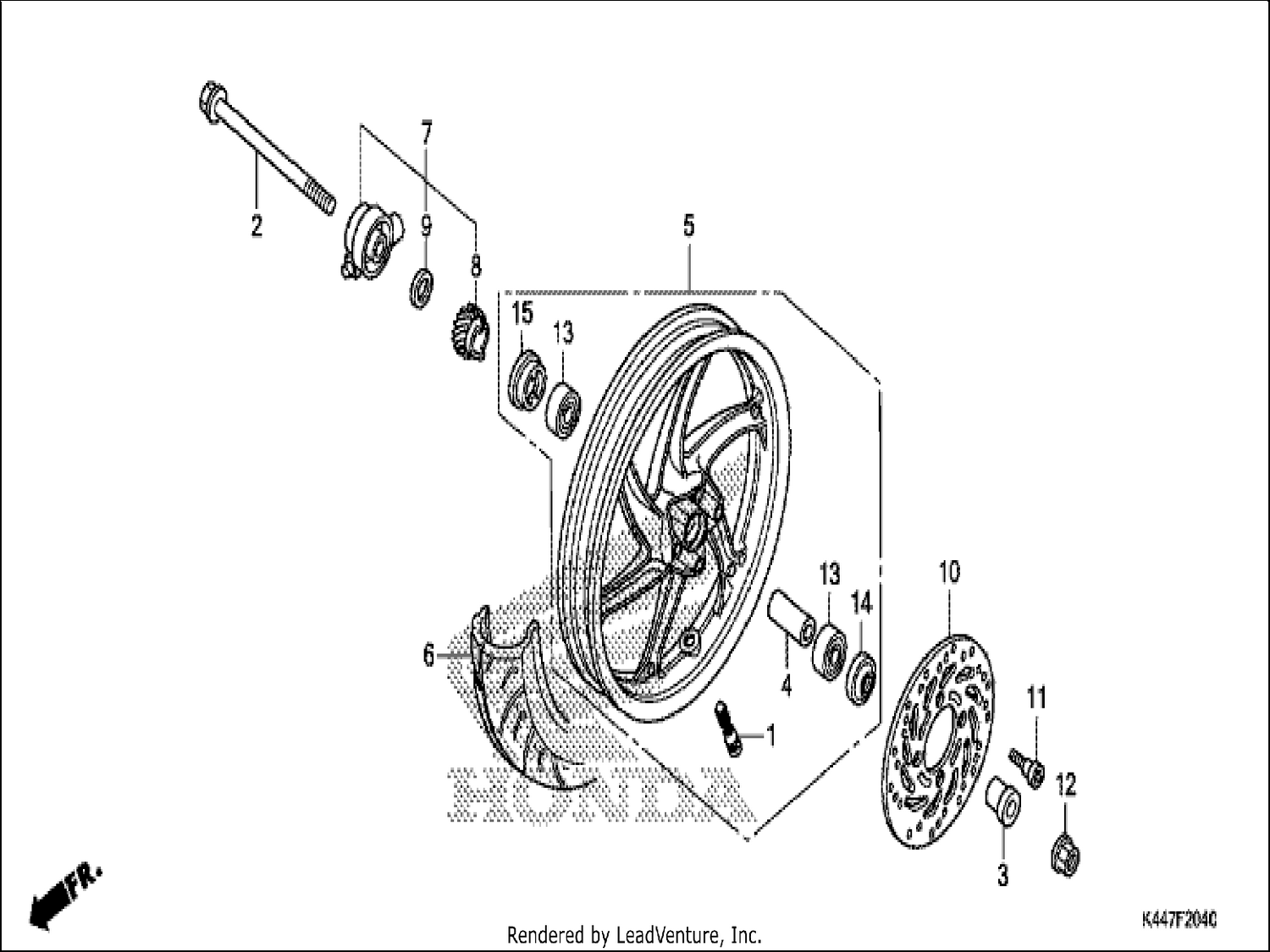  40 FRONT WHEEL