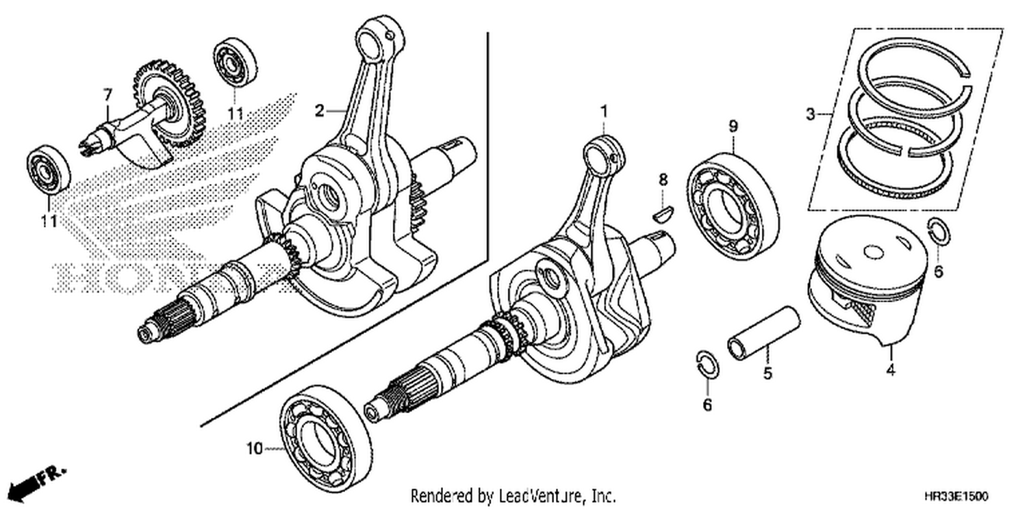  CRANK SHAFT/PISTON
