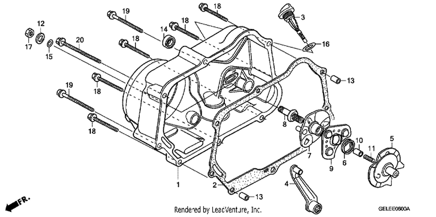  RI GHT CRANKCASE COVER