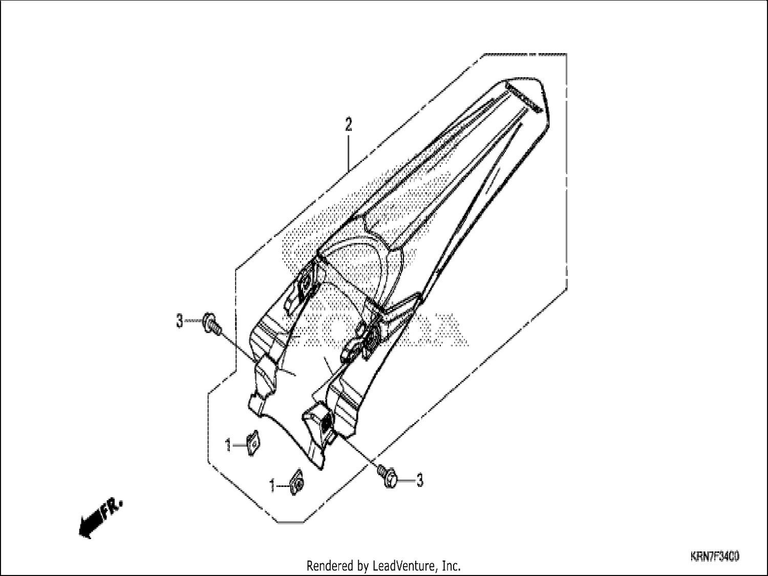  REAR FENDER