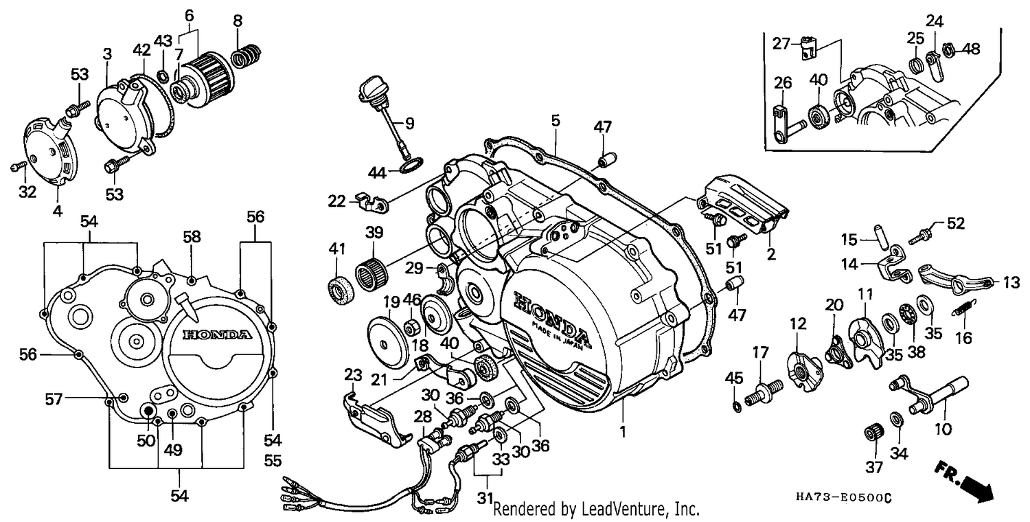 RIGHT CRANKCASE COVER