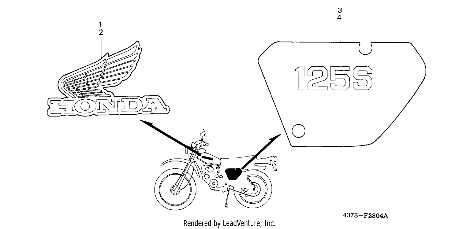 EMBLEM (XL125SC-CM)