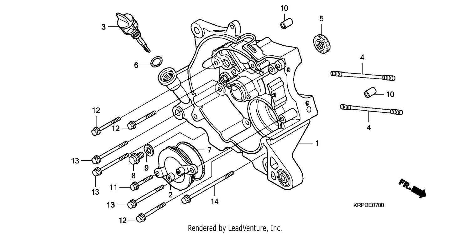 RIGHT CRANKCASE