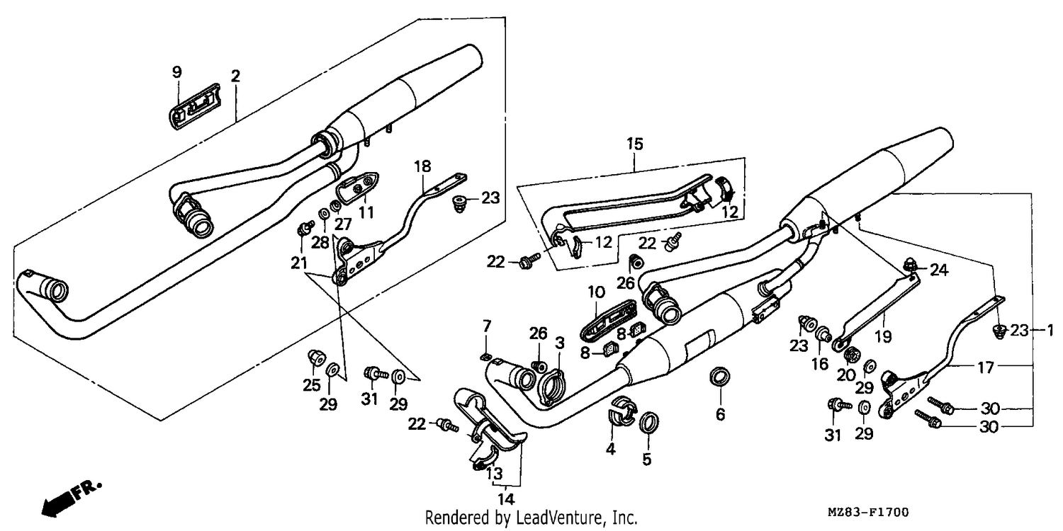 EXHAUST MUFFLER
