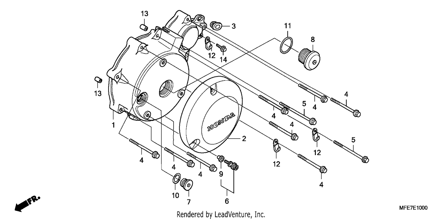 LEFT CRANKCASE COVER