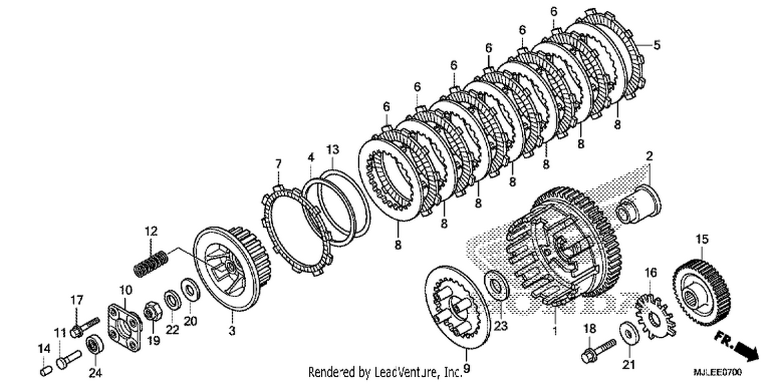  CLUTCH (NC750S/SA)