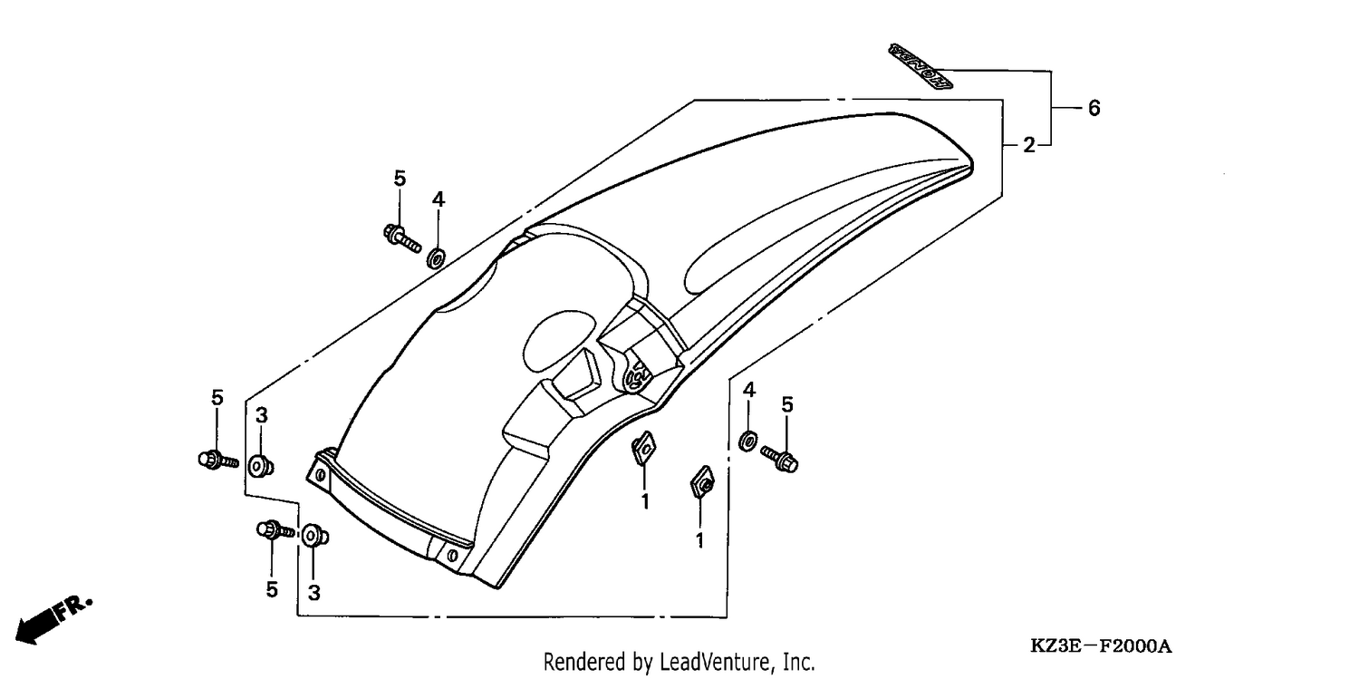REAR FENDER
