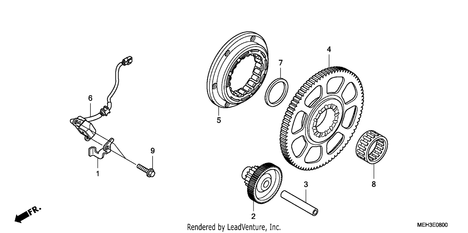 PULSE GENERATOR/STARTING CLUTCH