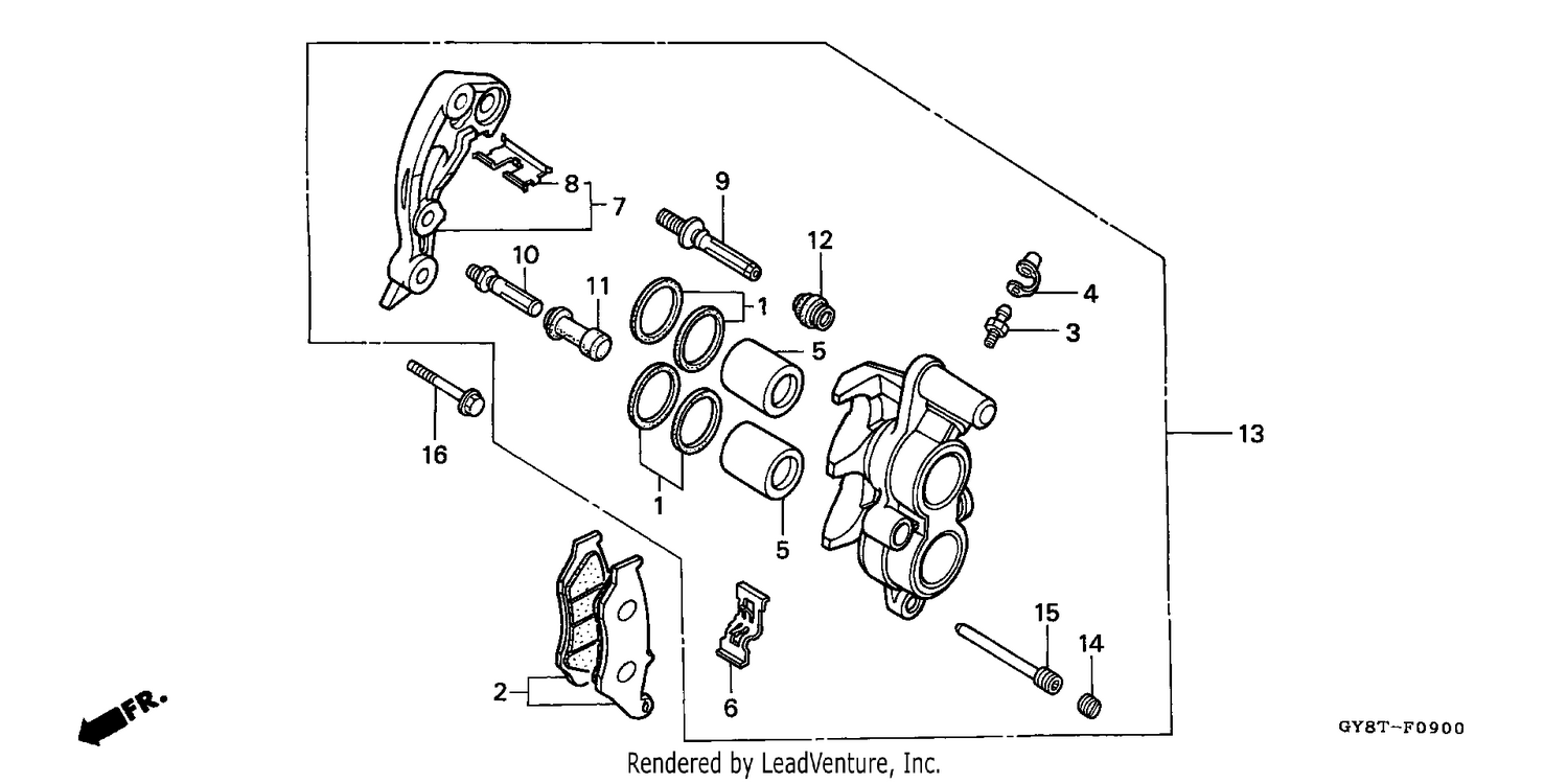 FRONT BRAKE CALIPER