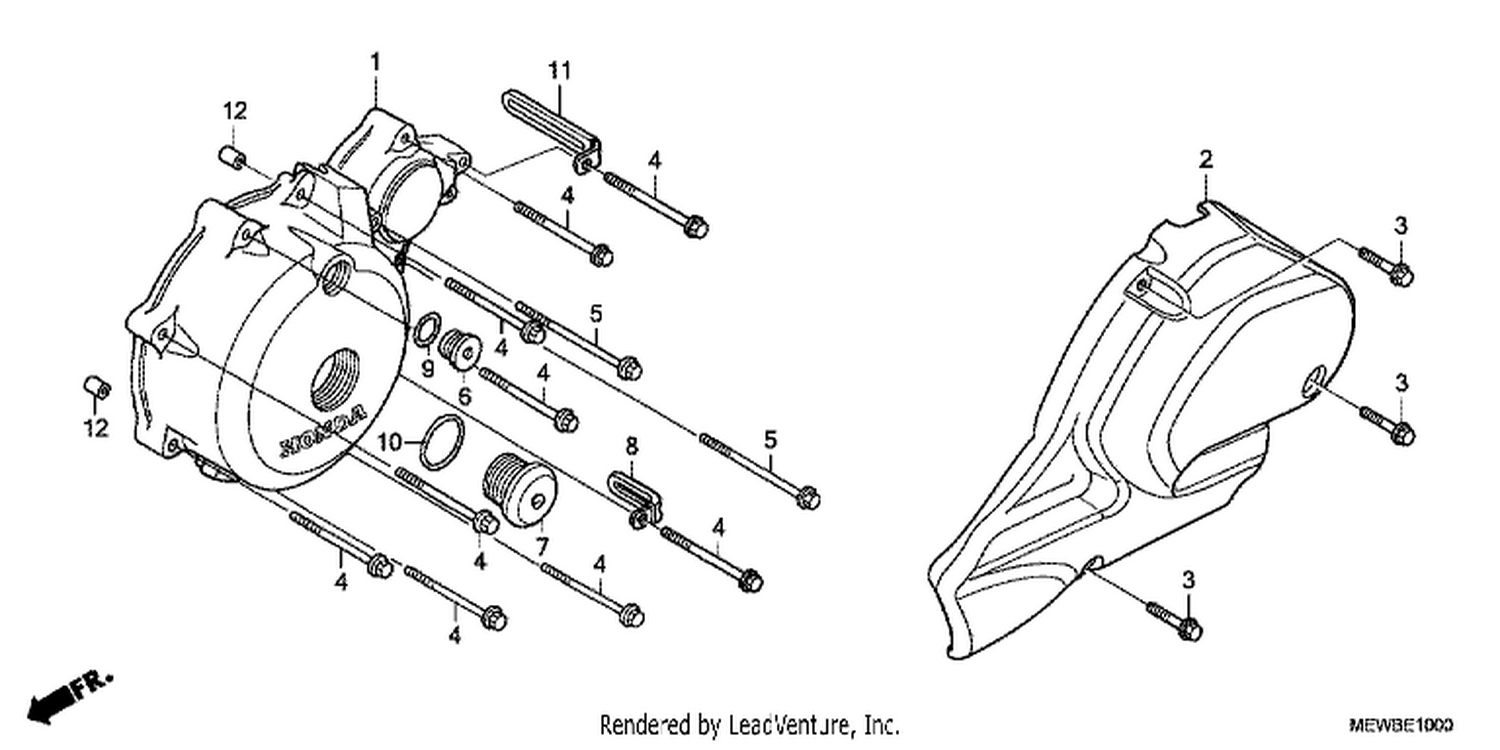  LEFT CRANKCASE COVER