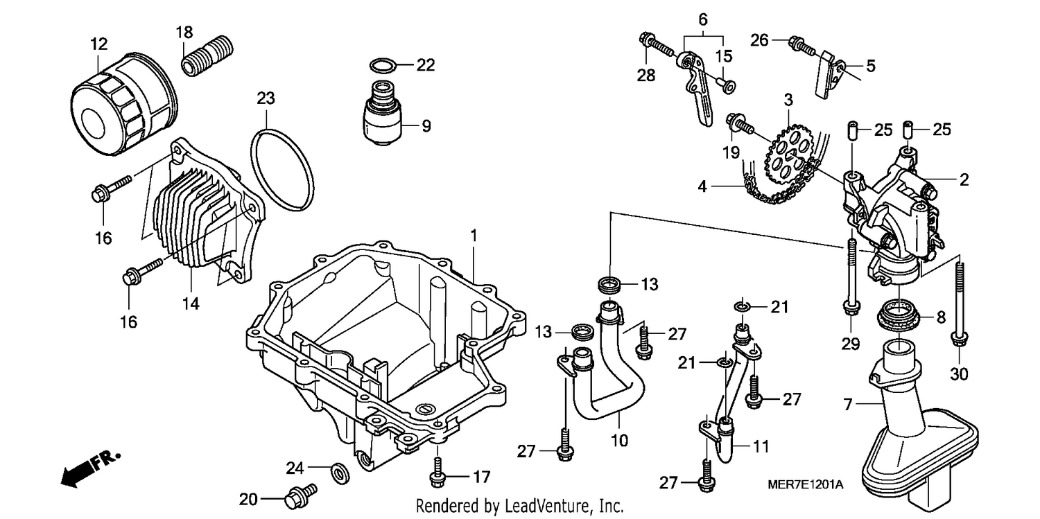 OIL PAN/OIL PUMP (CBF600S8/SA8/N8/NA8)