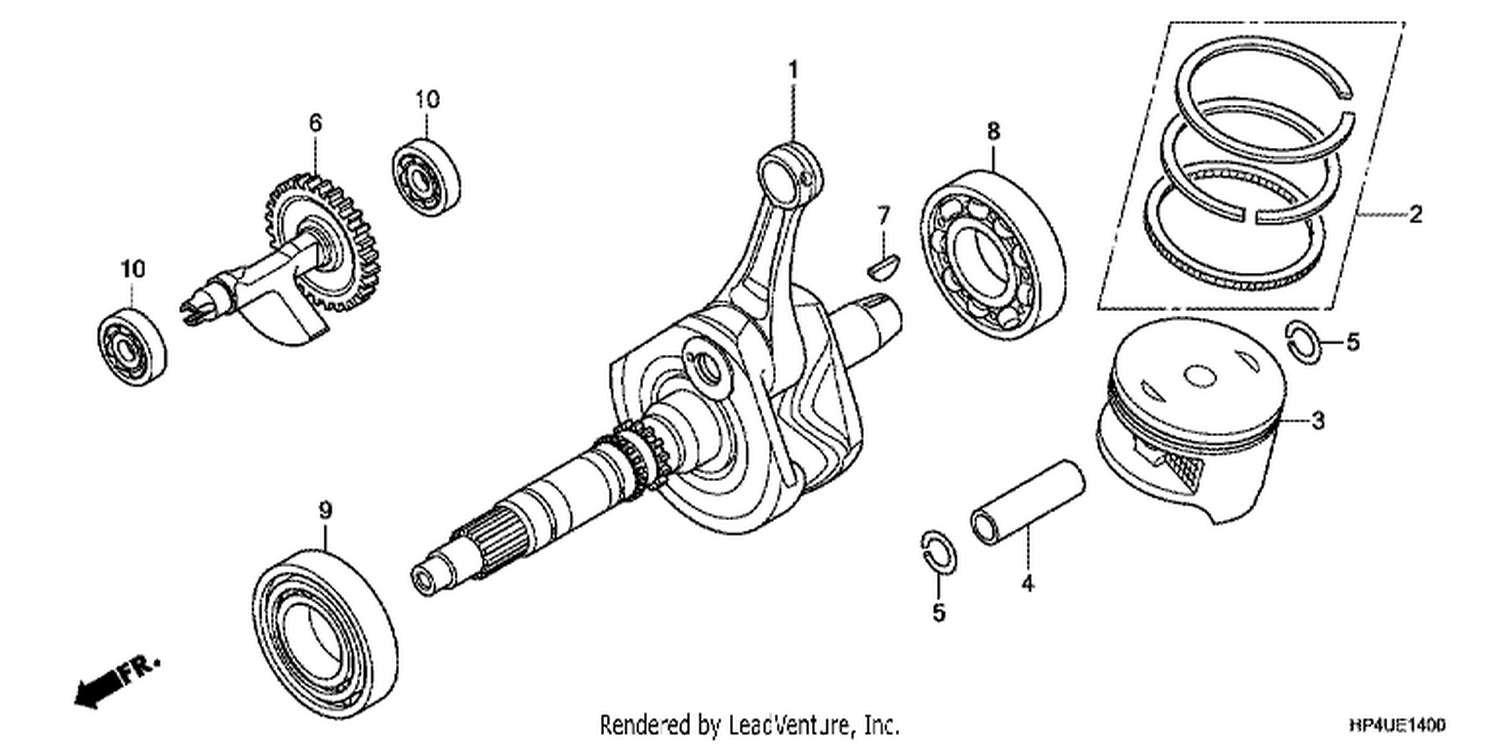  CRANK SHAFT/ PI STON