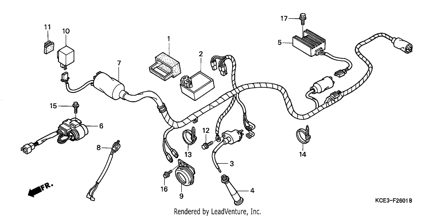 WIRE HARNESS/ IGNITION COIL(CL/DK/ED/U)