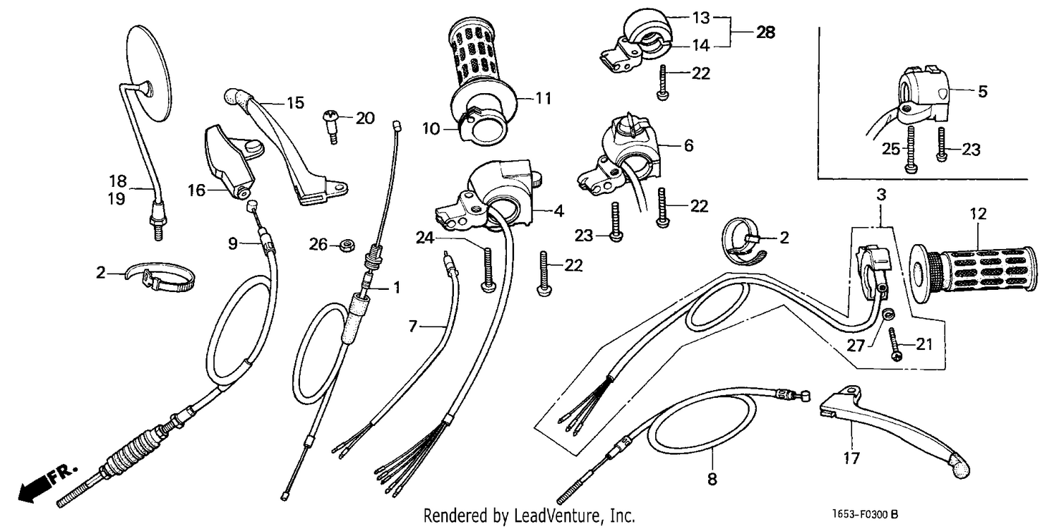 SWITCH/CABLE/HANDLE LEVER (1)
