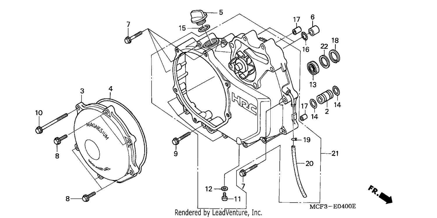 RIGHT CRANKCASE COVER