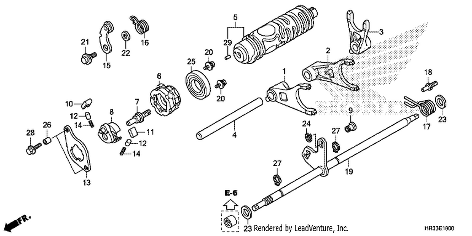  GEARSHIFT FORK (TRX420FA1/FA2)