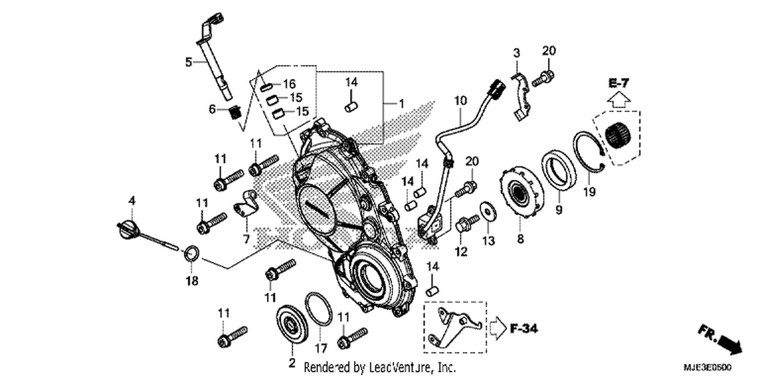  RI GHT CRANKCASE COVER