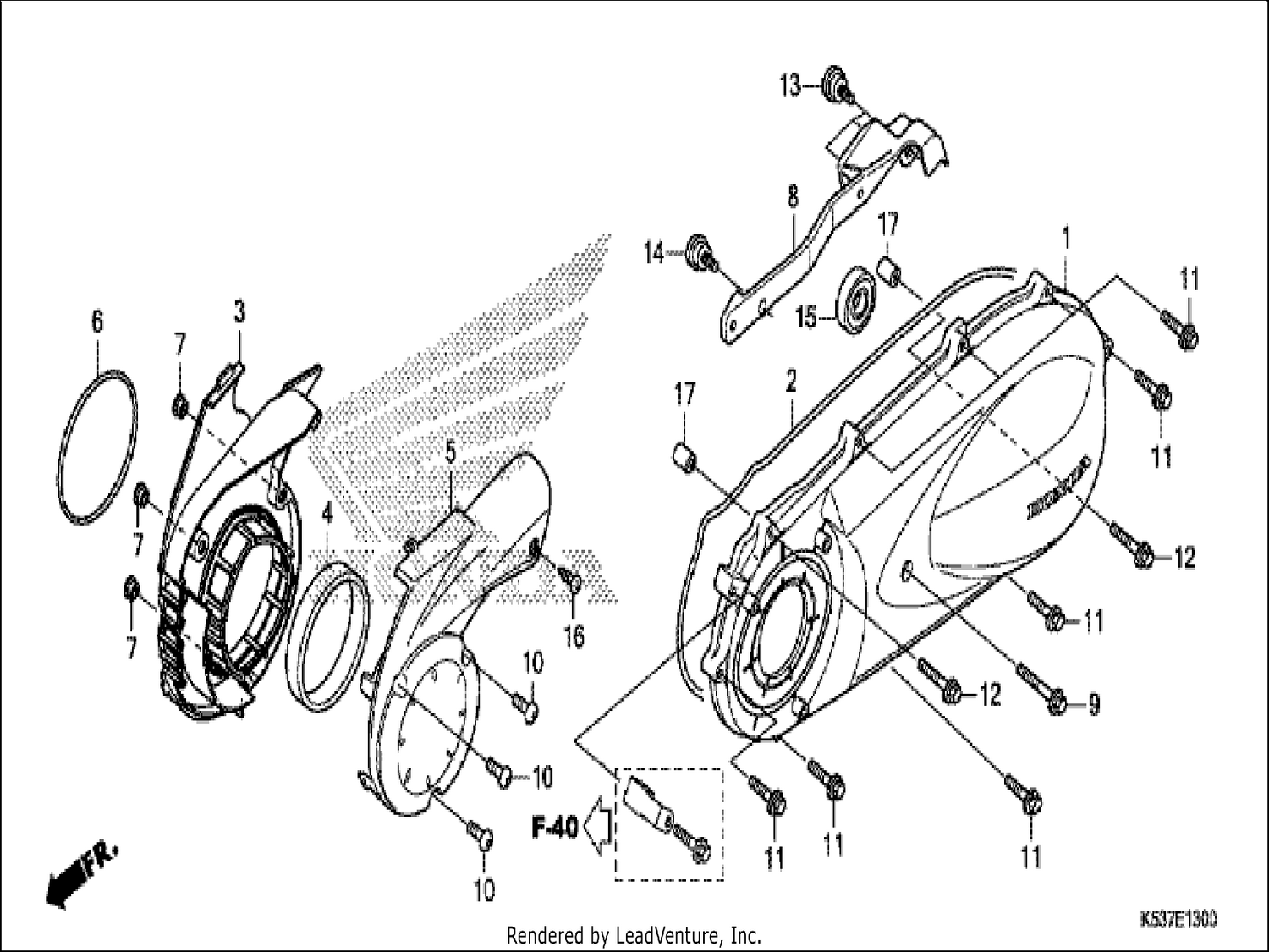  LEFT CRANKCASE COVER