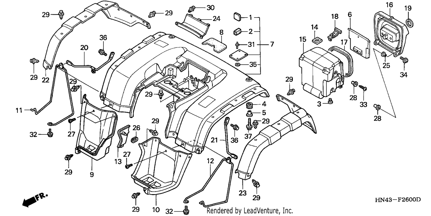 REAR FENDER (1)