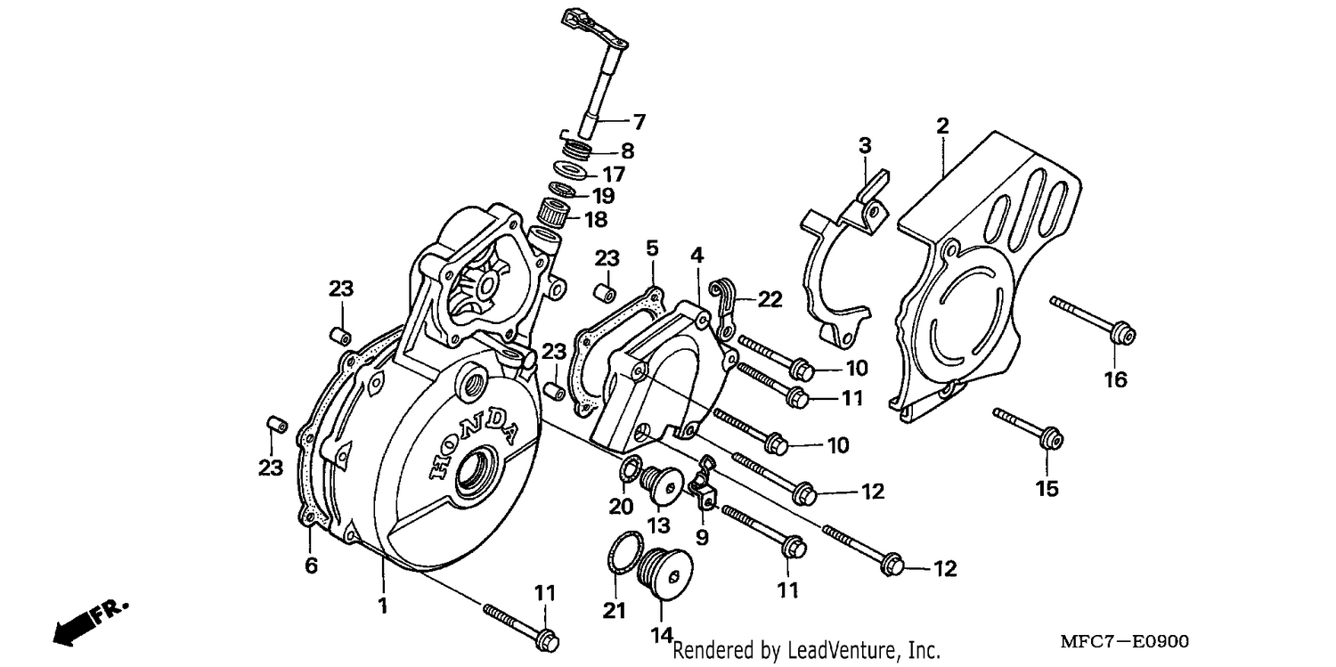 LEFT CRANKCASE COVER