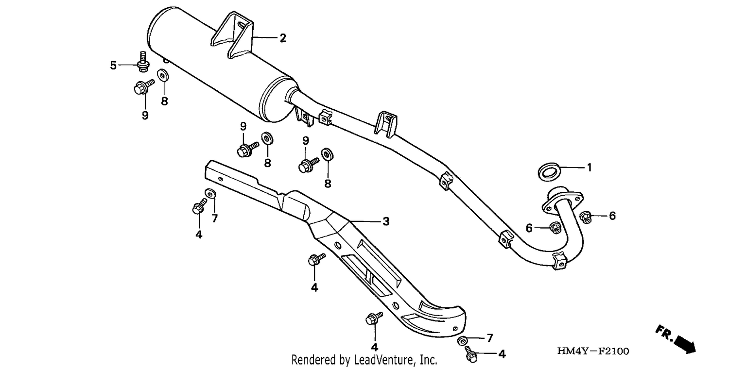 EXHAUST MUFFLER