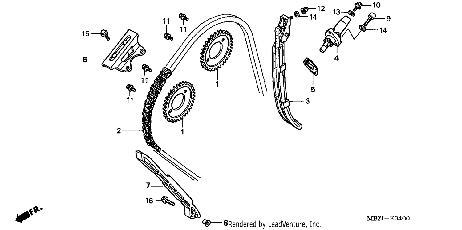 CAM CHAIN/TENSIONER