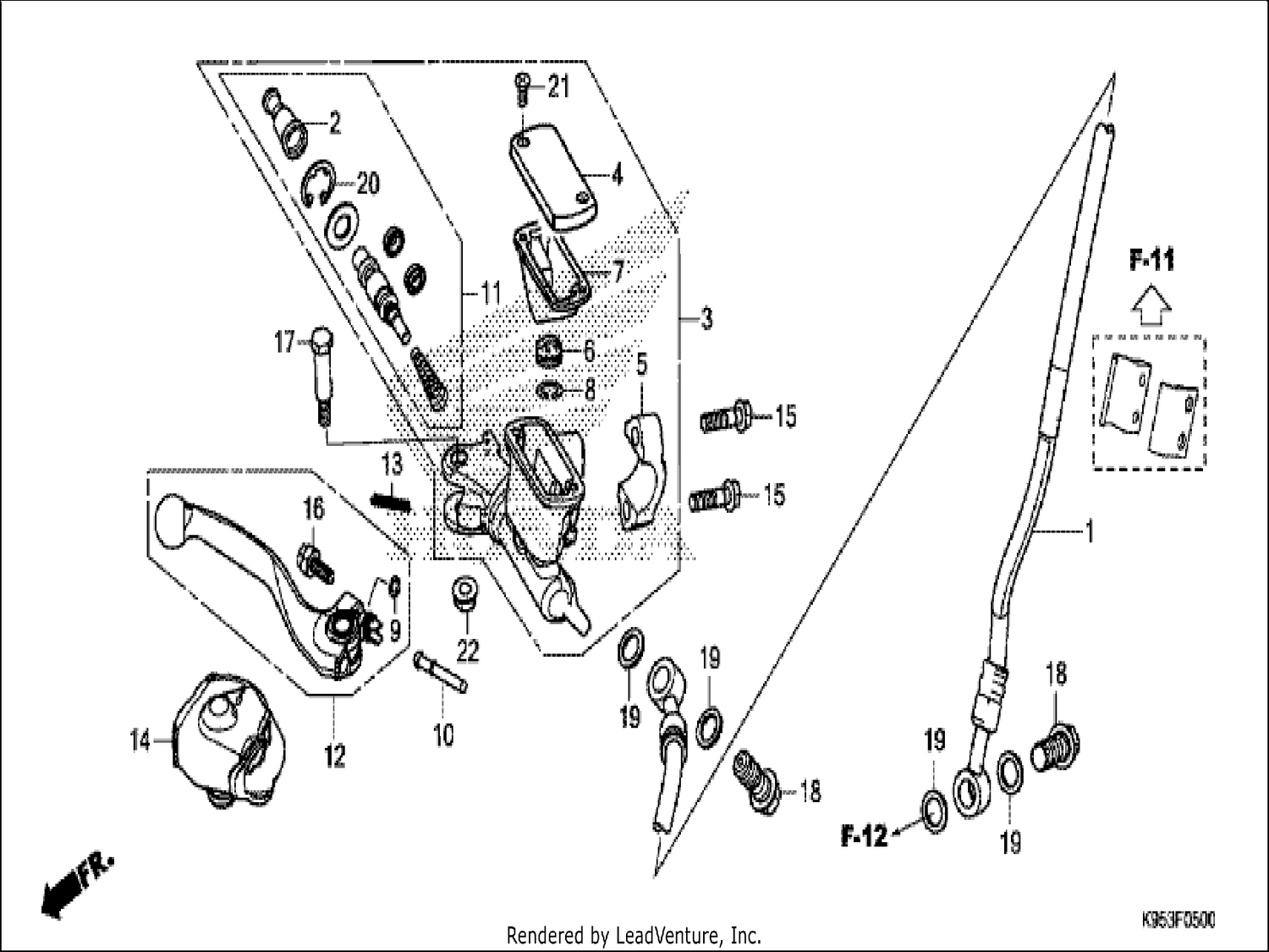  FRONT BRAKE MASTER CYLINDER