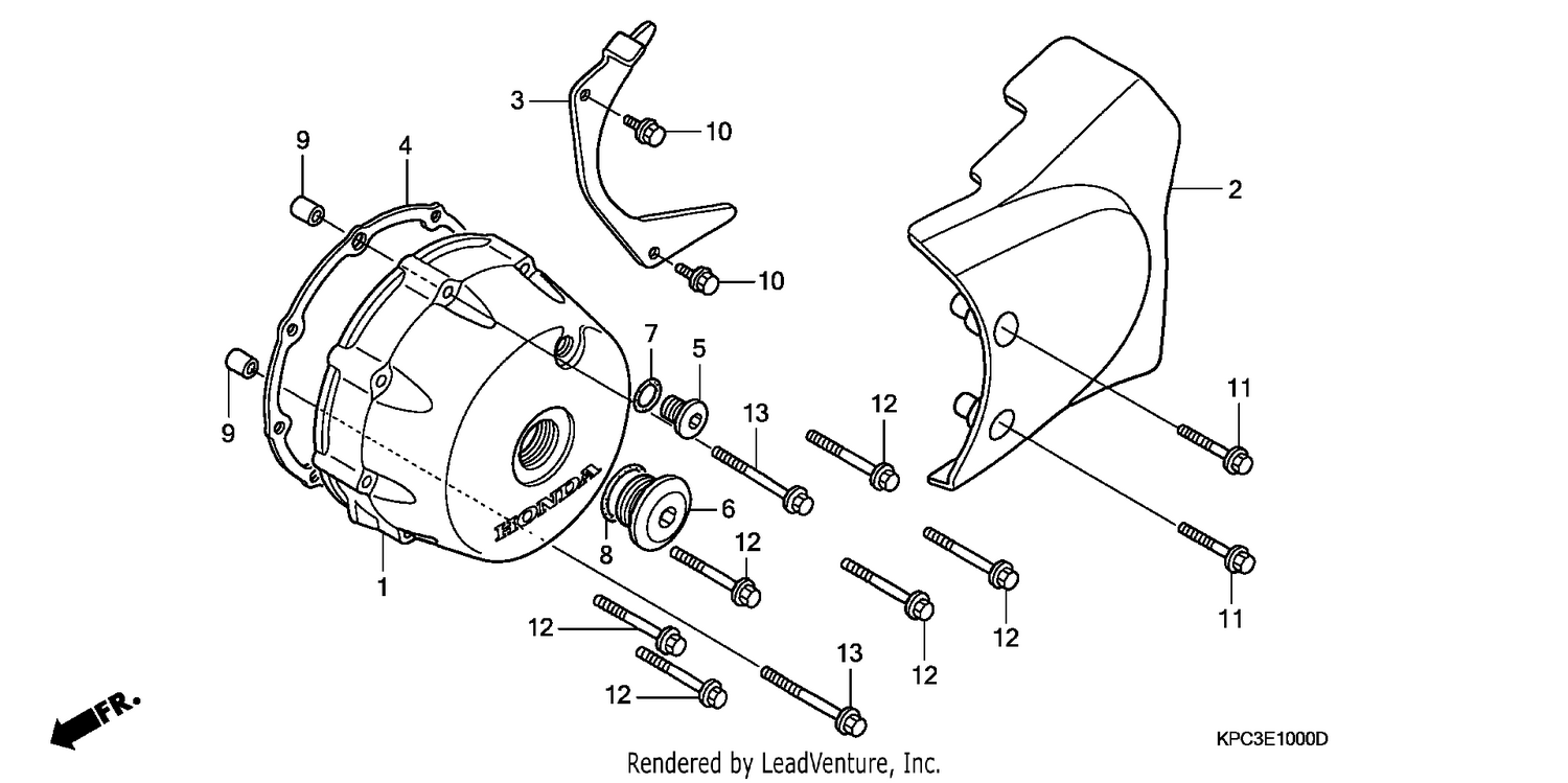 LEFT CRANKCASE COVER
