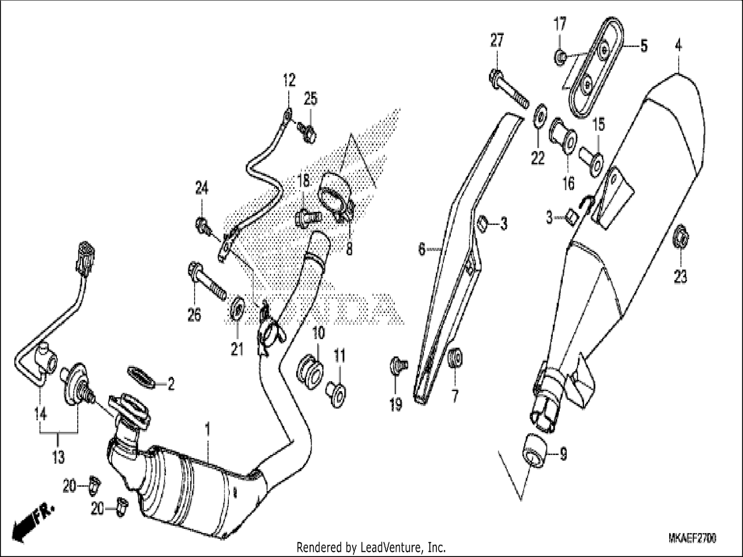  EXHAUST MUFFLER