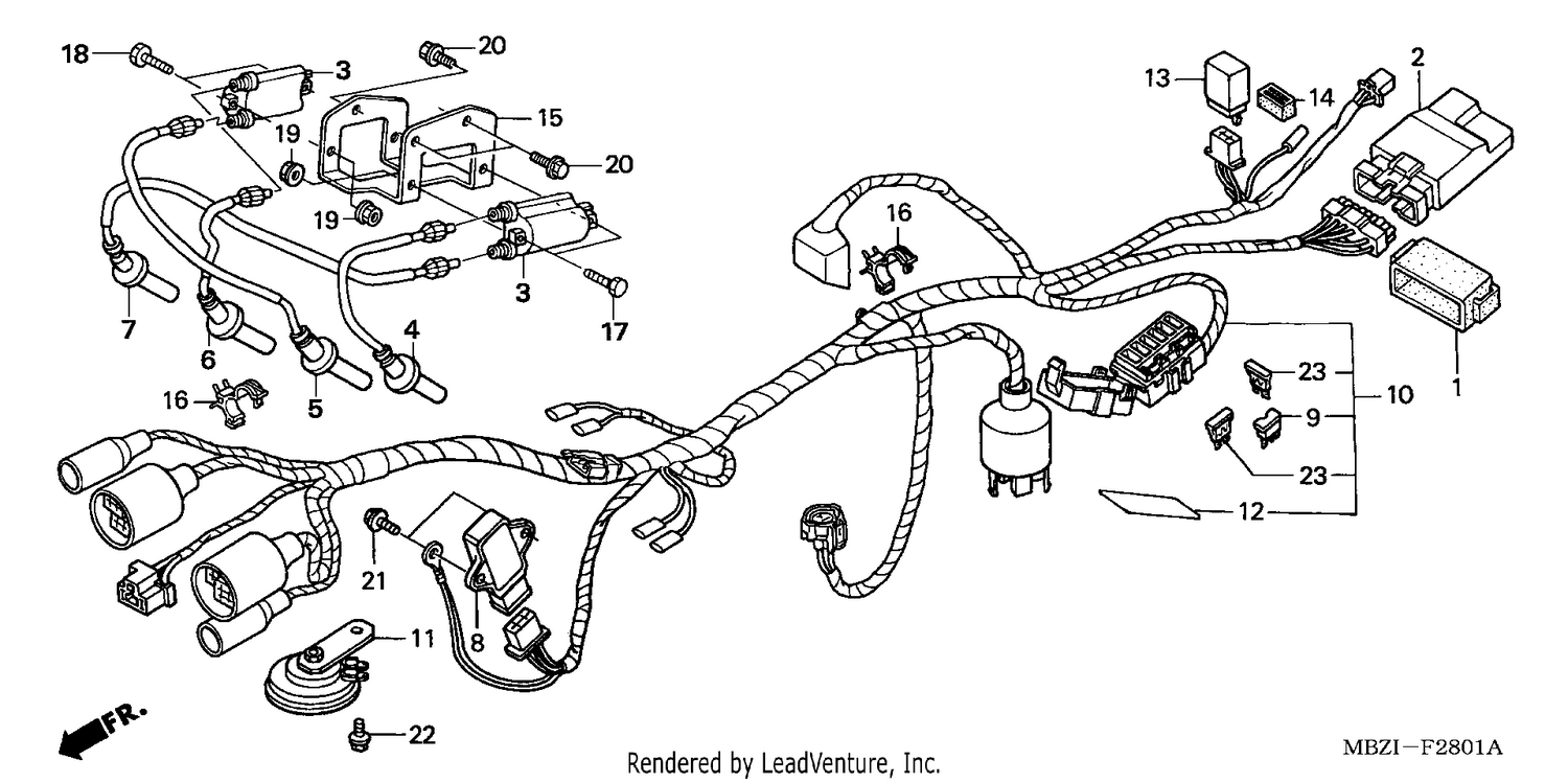 WIRE HARNESS (CB600F22)