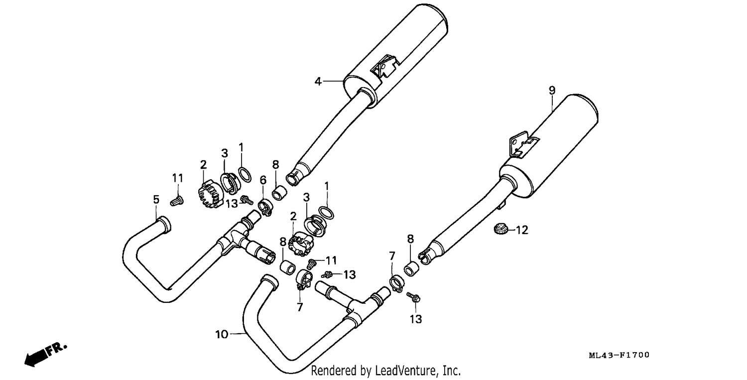 EXHAUST MUFFLER