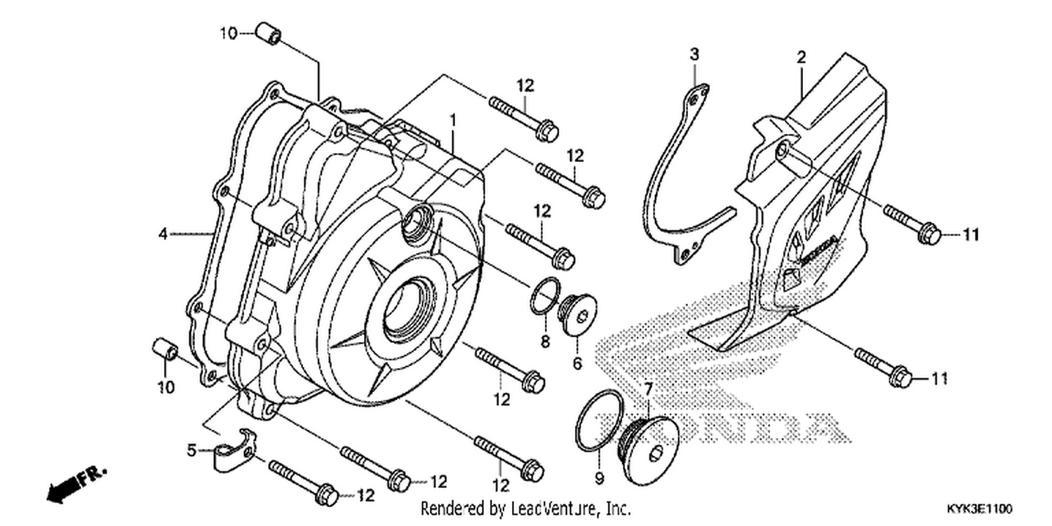  LEFT CRANKCASE COVER