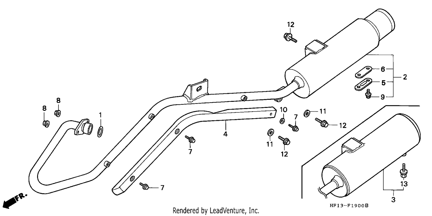 EXHAUST MUFFLER
