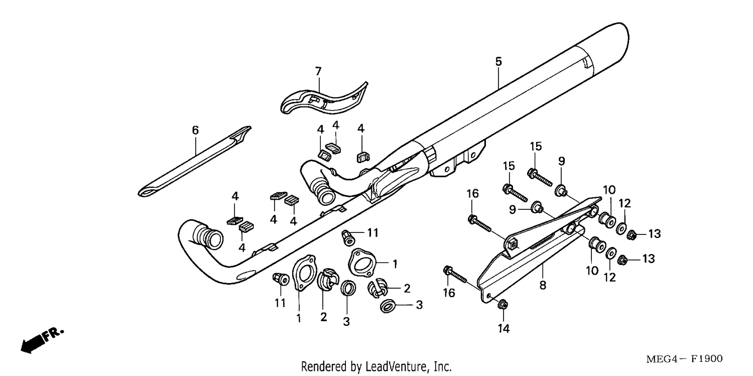 EXHAUST MUFFLER
