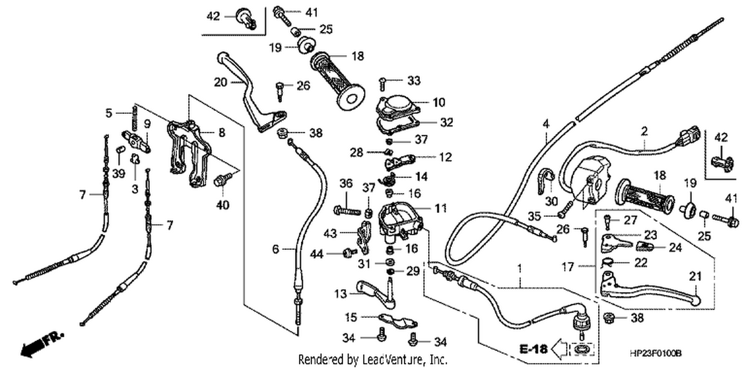  HANDLE LEVER/ SWI TCH/ CABLE